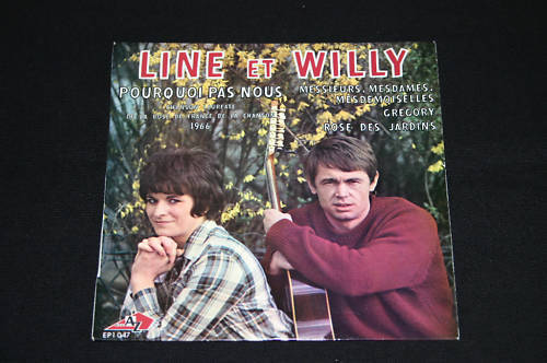 Line et Willy EP 45T 7" Pourquoi pas nous 1966