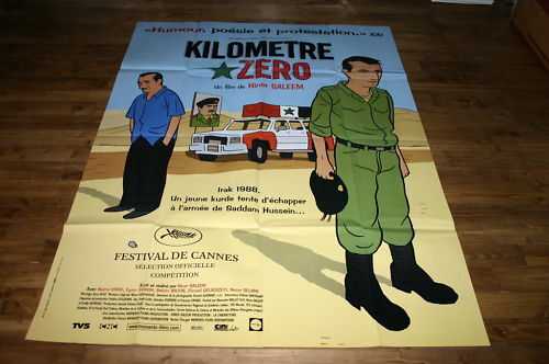Affiche De Cinéma KILOMETRE ZERO / HINER SALEEM / 120x160
