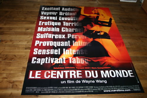 THE CENTER OF THE WORLD WAYNE WANG POSTER 120 X 160
