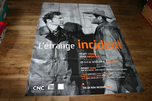 Affiche De Cinéma L'ETRANGE INCIDENT / HENRY FONDA