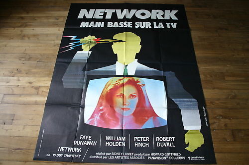 Affiche De Cinéma NETWORK / 120 x 160
