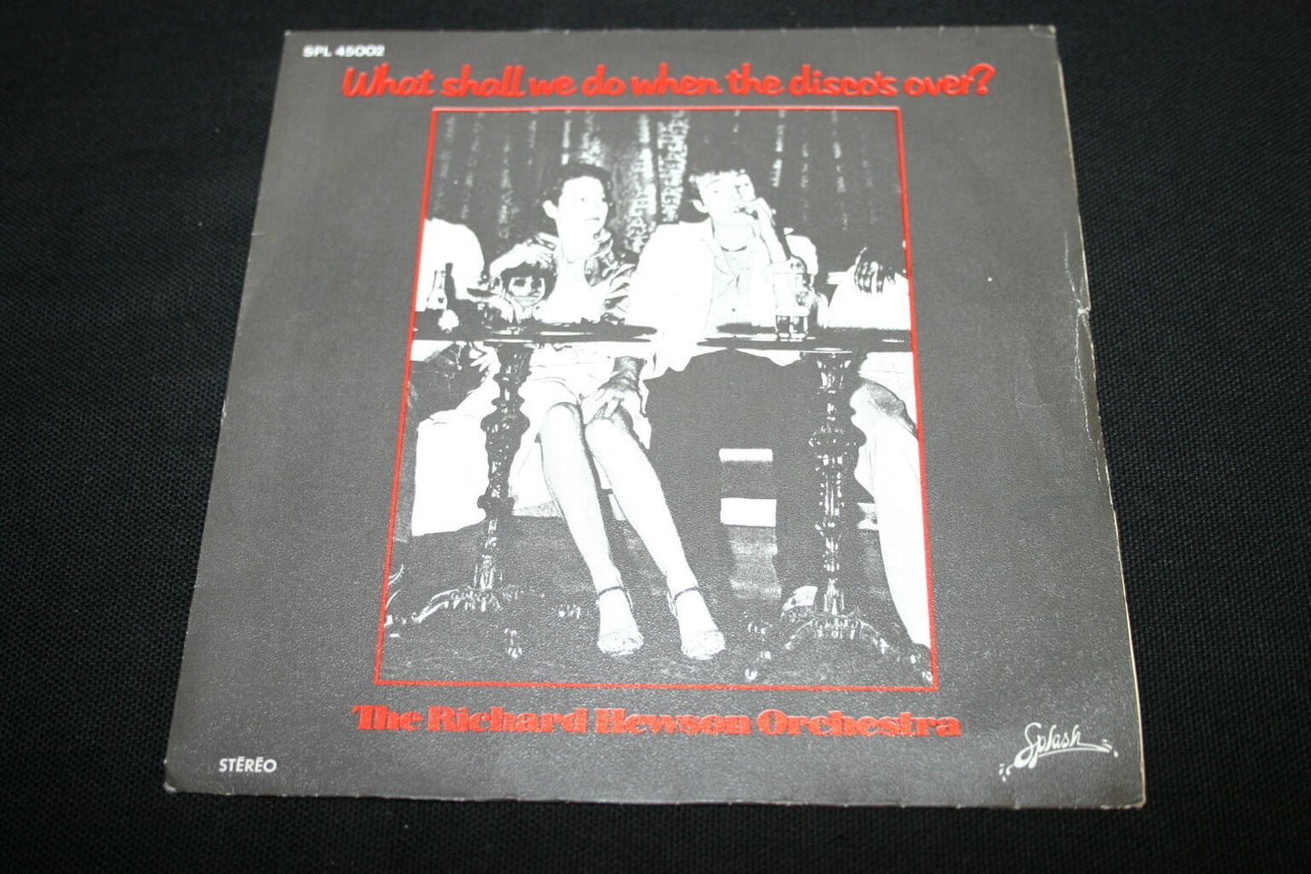 THE RICHARD HEWSON ORCHESTRA SP 45T 7" WHAT SHALL WE DO WHEN THE DISCO'S OVER