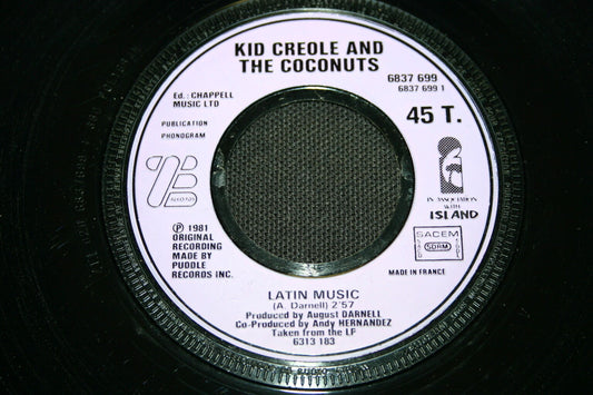 KID CREOLE AND THE COCONUTS   SP 45T 7"   LATIN MUSIC   1981