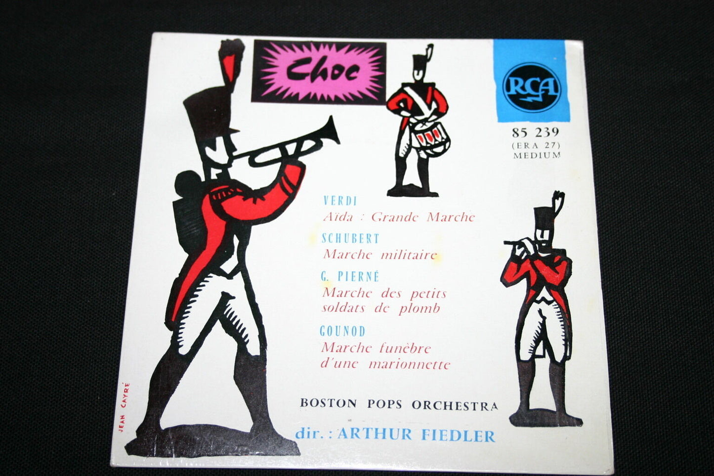 BOSTON POPS ORCHESTRA EP 45T 7" ARTHUR FIEDLER RCA 85239