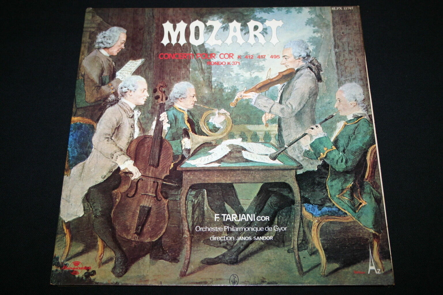 MOZART / CONCERTI FOR COR LP 33T 12" F. TARJANI COR / JANOS SANDOR