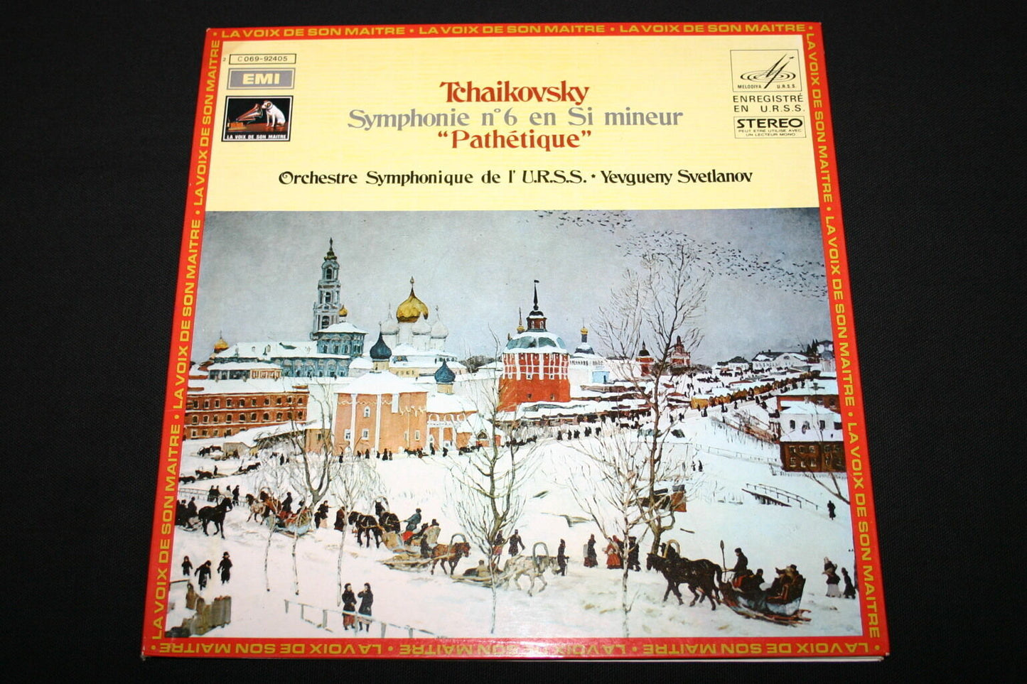 YEVGUENY SVETLANOV (USSR)/ TCHAIKOVSKY / SYMPHONY N°6 LP 33T 12" RARE