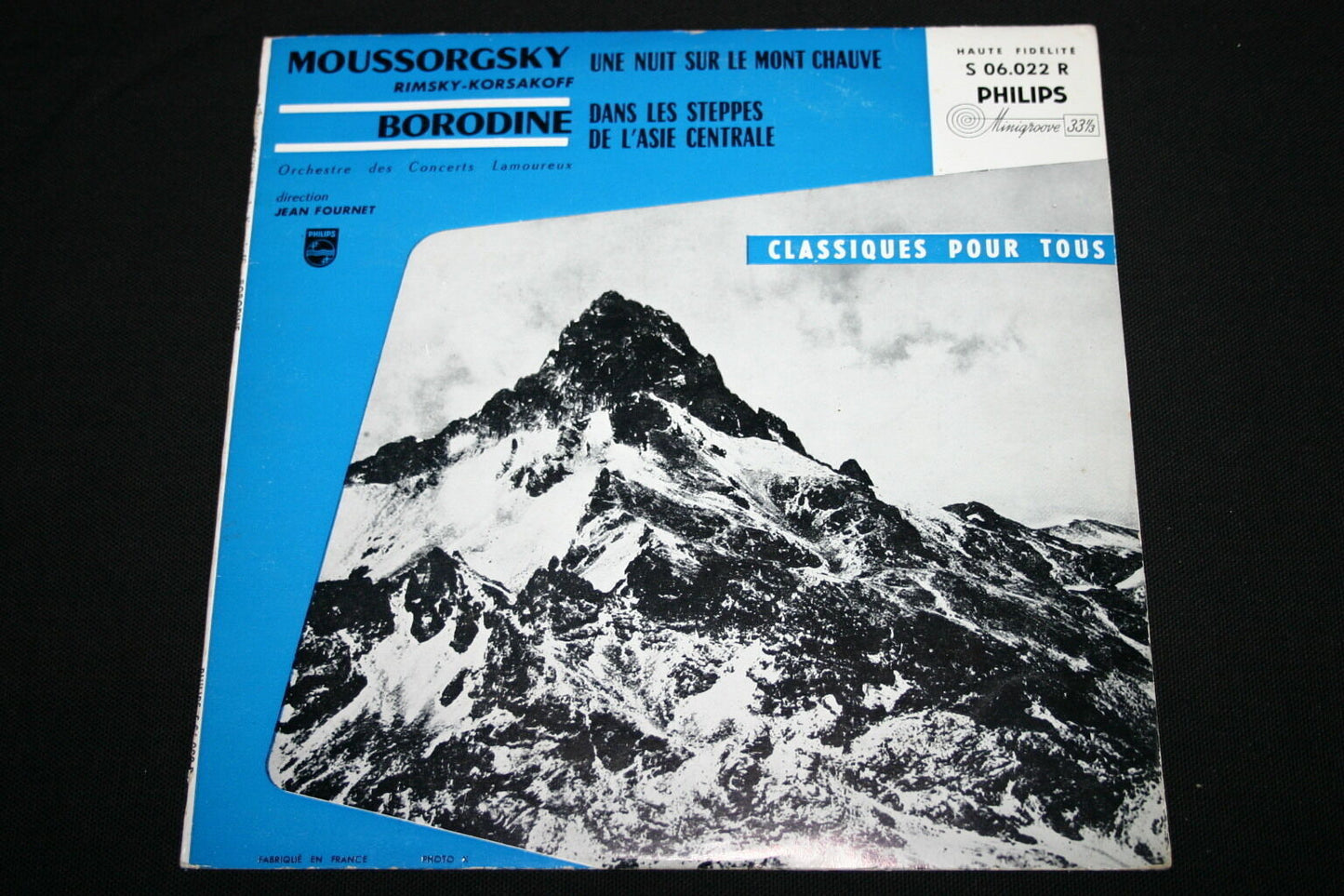 JEAN FOURNET / MOUSSORGSKY / RIMSKY-KORSAKOFF / BORODINE LP 33T 10"