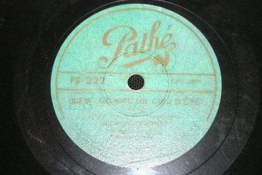 GEORGES GUETARY   78T   MAITRE PIERRE / COMME UN CIEL D'ETE   PATHE PG 227