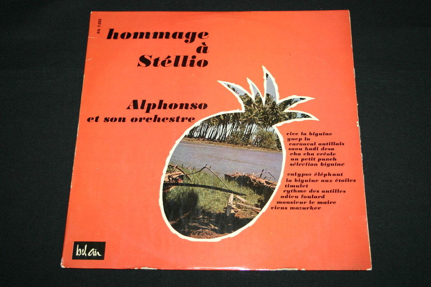 ALPHONSO AND HIS ORCHESTRA LP 33T 12" TRIBUTE TO STELLIO