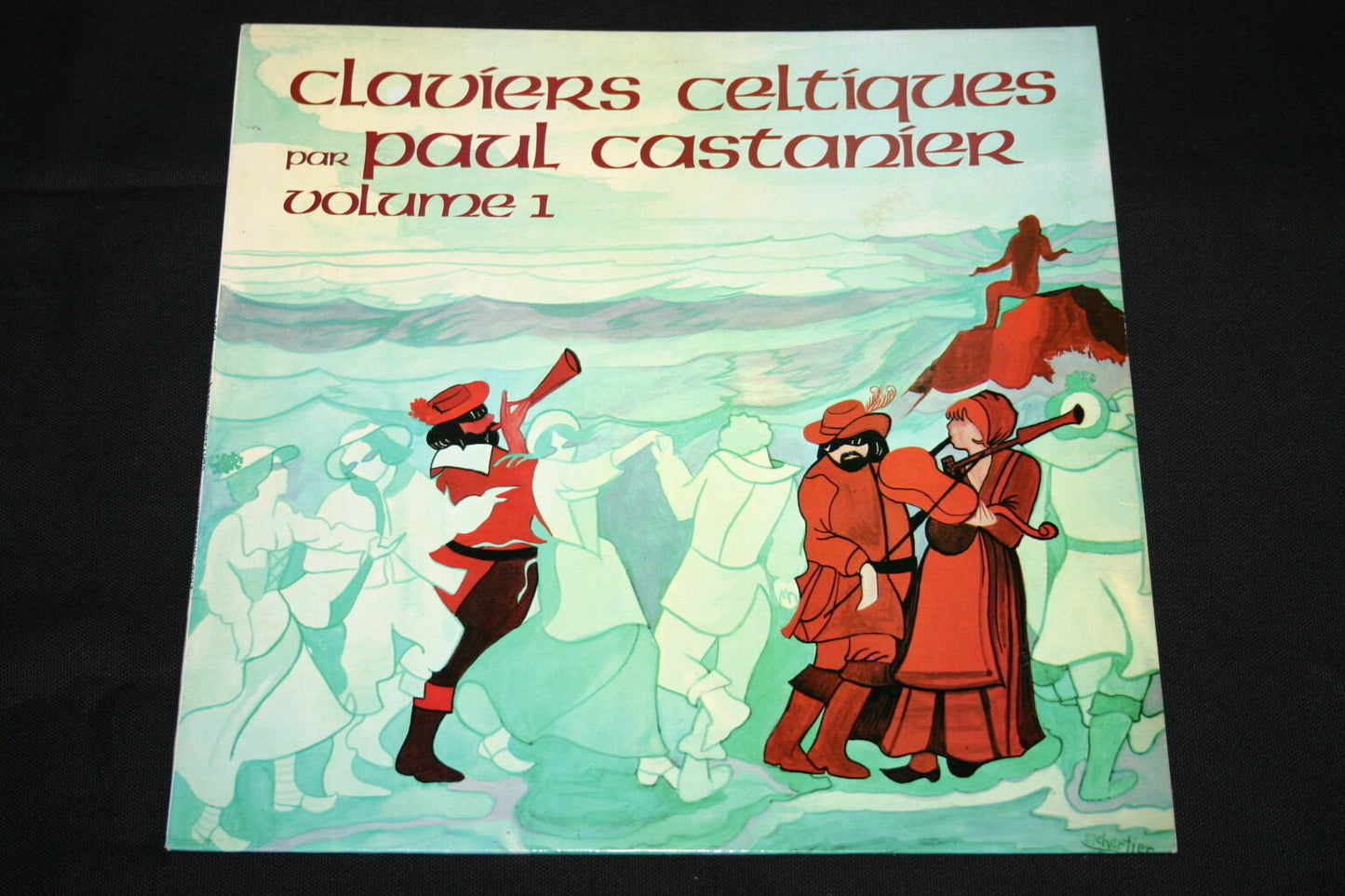 PAUL CASTANIER LP 33T 12" CELTIC KEYBOARDS VOLUME 1