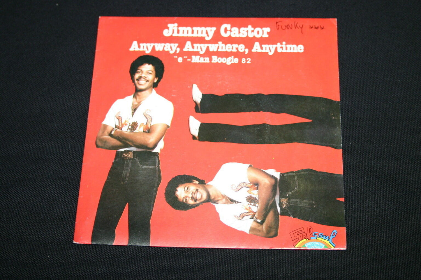 JIMMY CASTOR SP 45T 7" ANYWAY, ANYWHERE, ANYTIME 1982