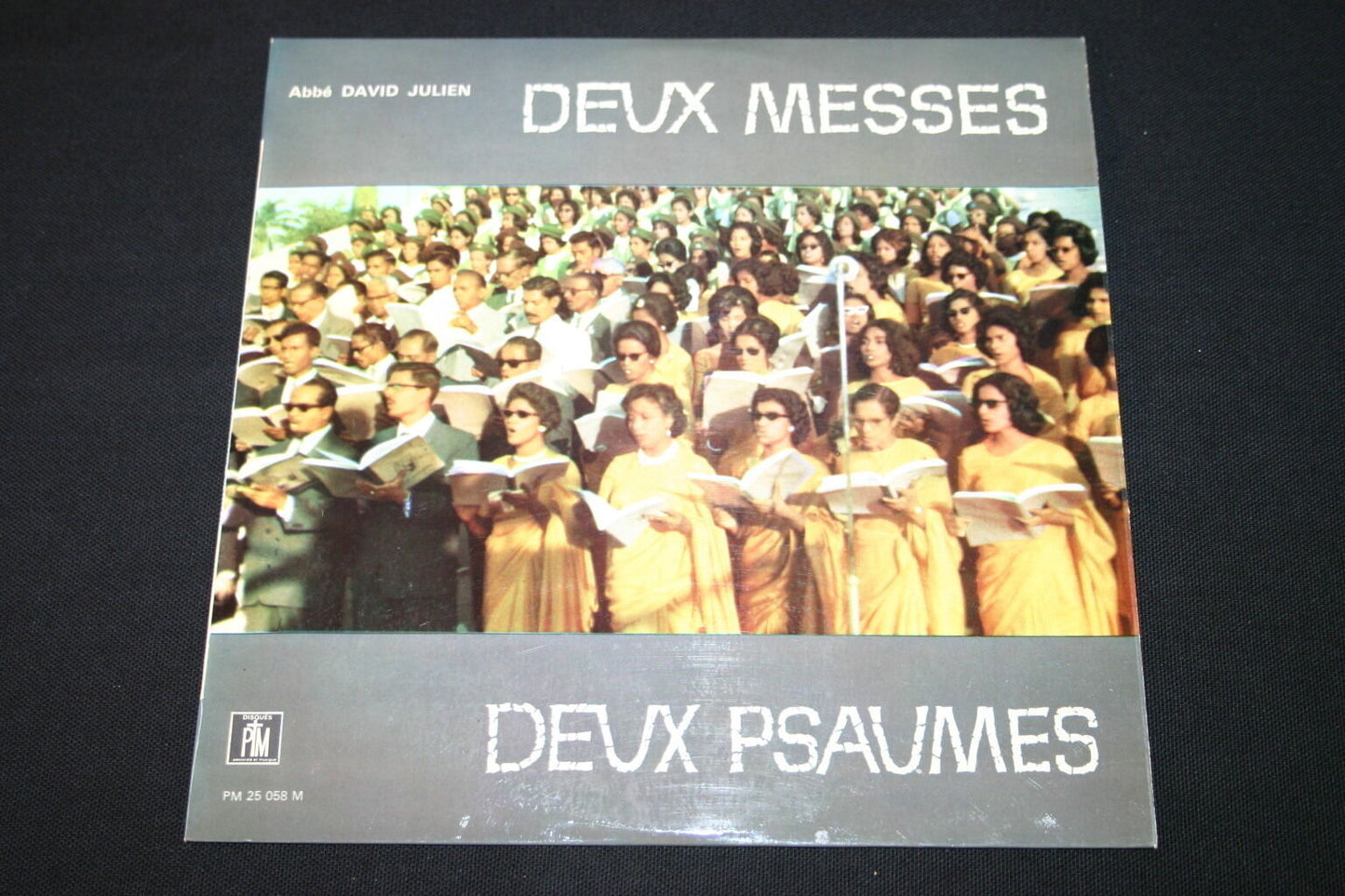 ABBE DAVID JULIEN LP 33T 25CM DEUX MESSES / DEUX PSAUMES / DEUX REPONS