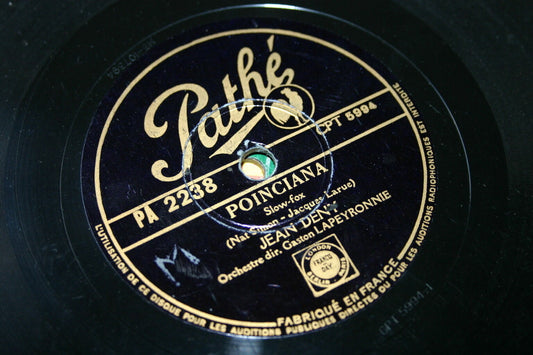 JEAN DENY   78T   POINCIANA / SEUL SUR LE CHEMIN