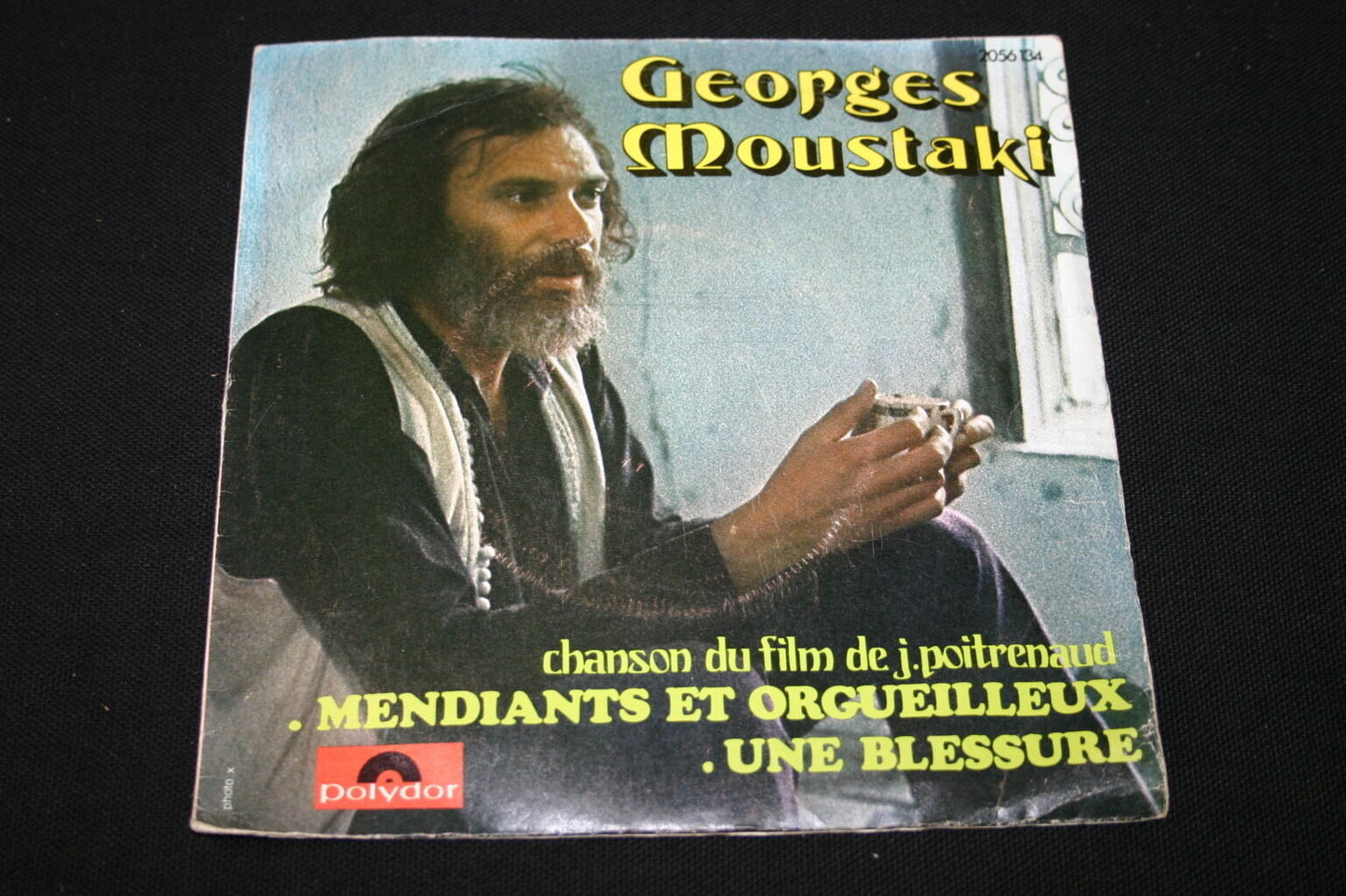 GEORGES MOUSTAKI SP 45T 7" MENDIANTS ET ORGUEILLEUX
