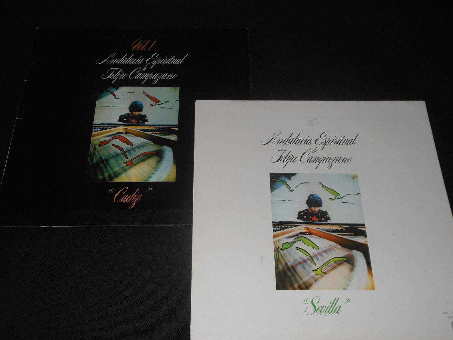 FELIPE CAMPUZANO LOT OF 2 x LP 33T 12" ANDALUCIA ESPIRITUAL VOL. 1 & 2