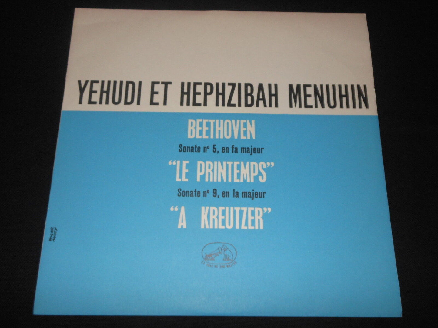 YEHUDI ET HEPHZIBAH MENUHIN LP 33T 12" BEETHOVEN FALP 626