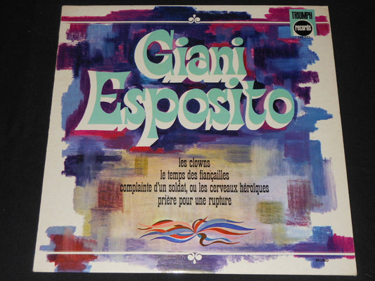GIANI ESPOSITO   LP 33T 12"   LES CLOWNS   TRIUMPH RECORDS
