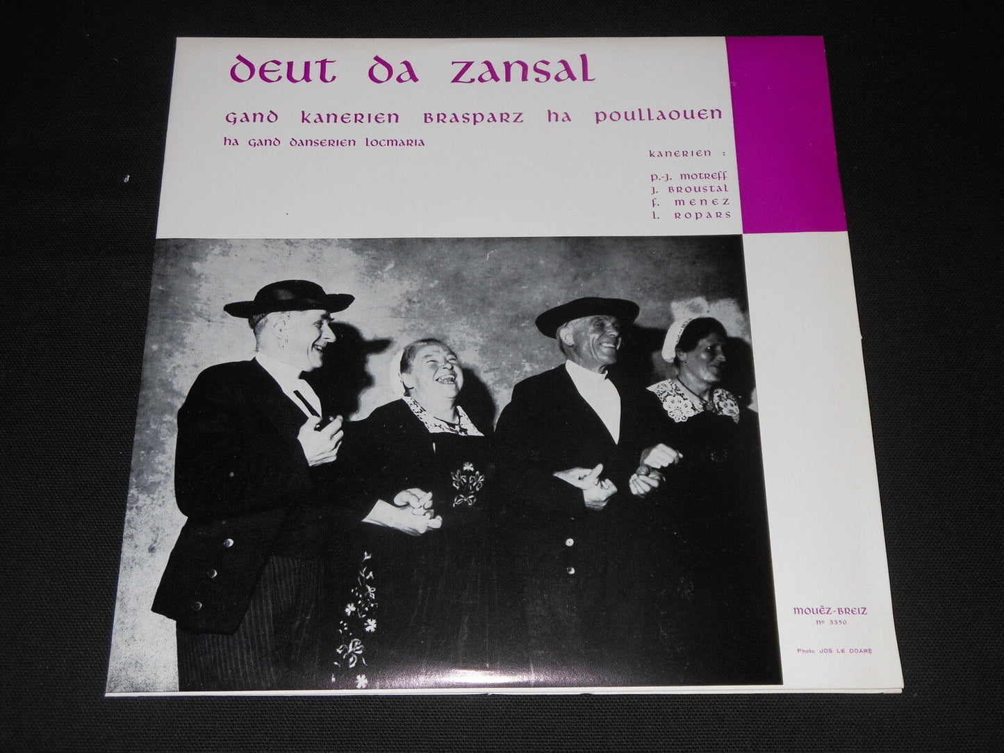 DEUT DA ZANSAL LP 33T 10" MOUEZ BREIZ 3350 ETAT NEUF