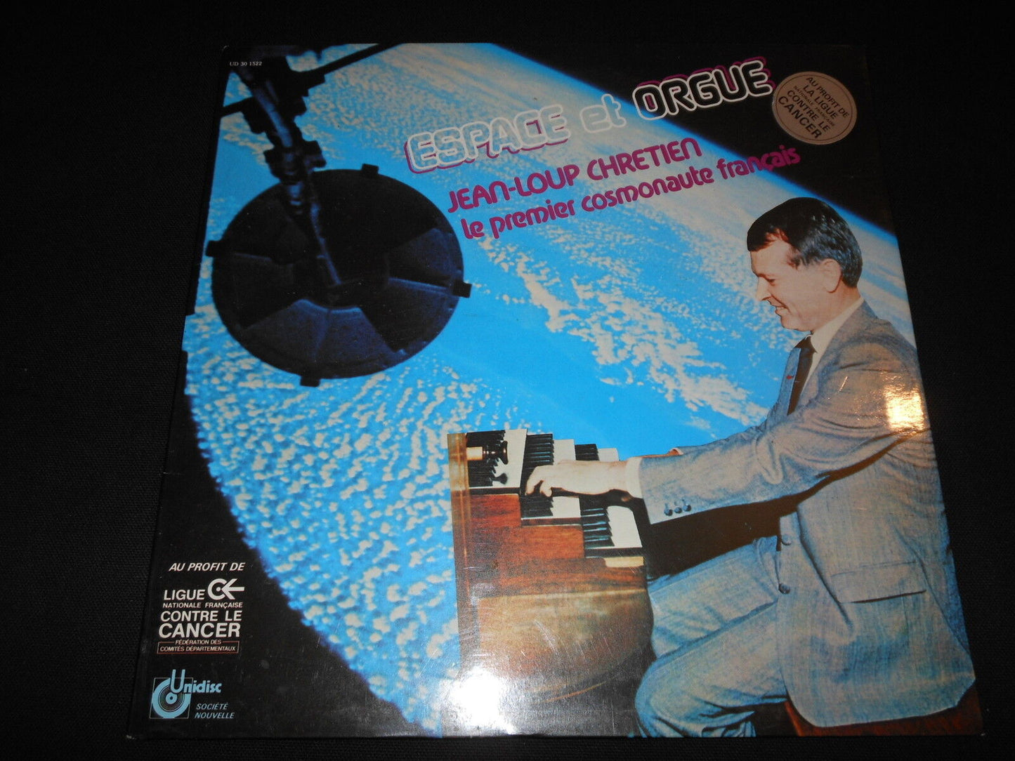 JEAN-LOUP CHRETIEN   LP 33T 12"   ESPACE ET ORGUE   1983
