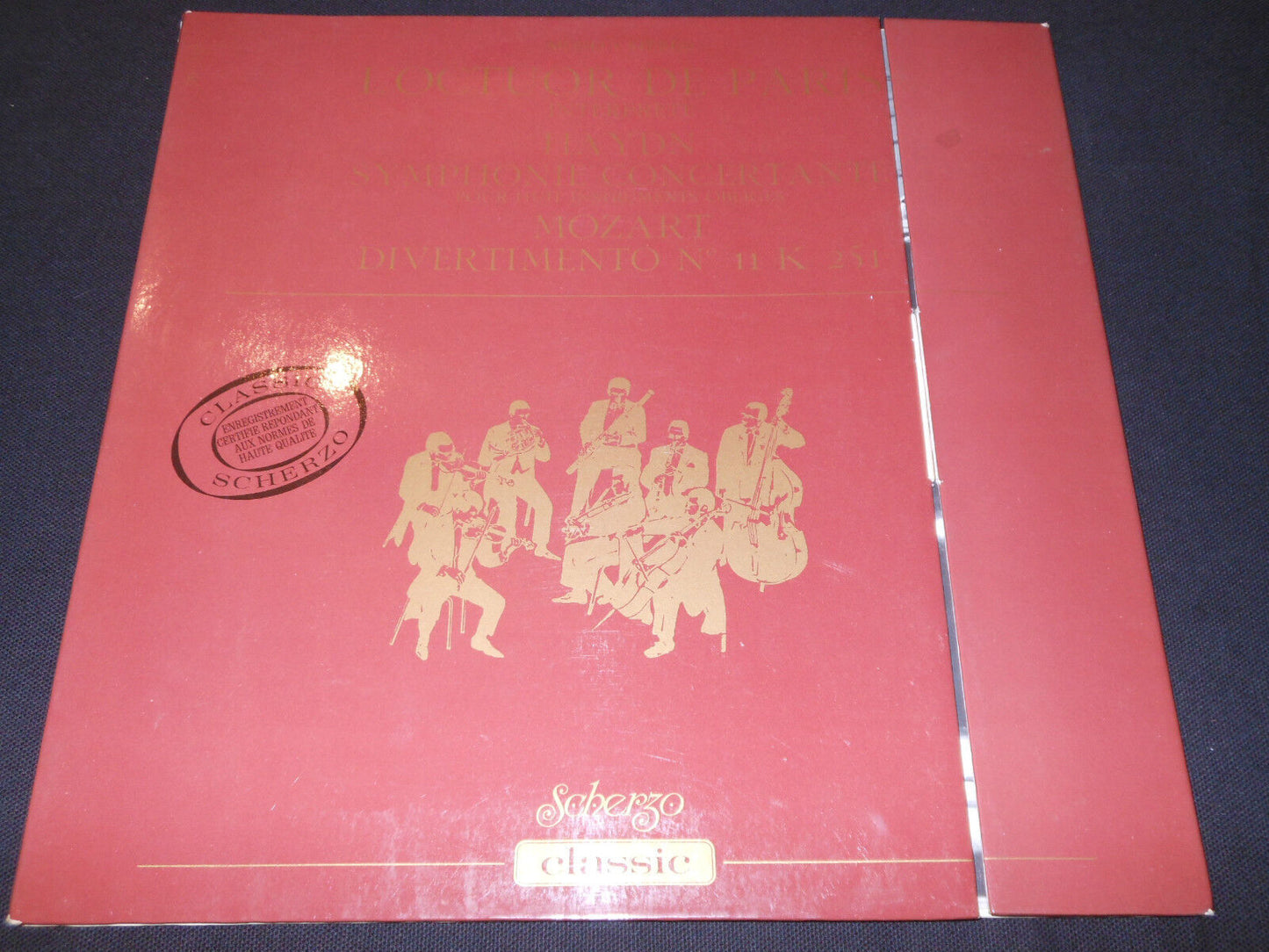L'OCTUOR DE PARIS HAYDN MOZART RARE LP 33T 12" SCHERZO CLASSIC 991009