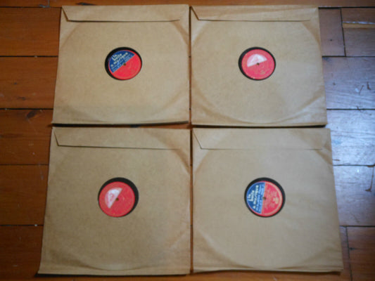 YEHUDI MENUHIN   BACH   MOZART   LOT 4 x 78T RPM