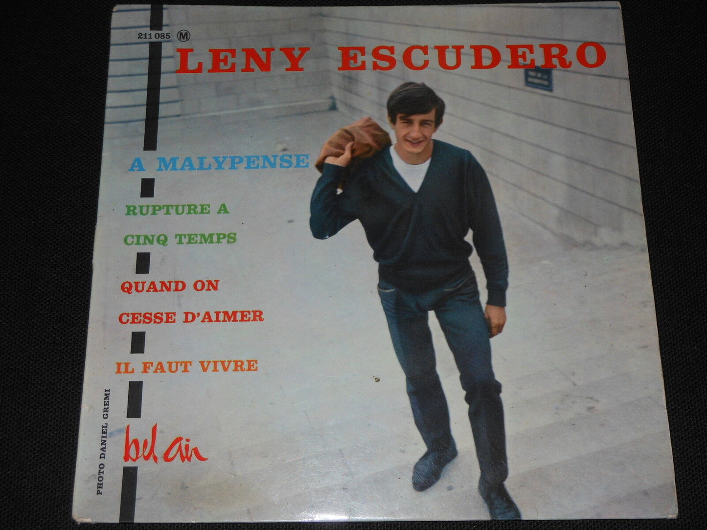 LENY ESCUDERO EP 45T 7" A MALYPENSE RARE DEDICACE