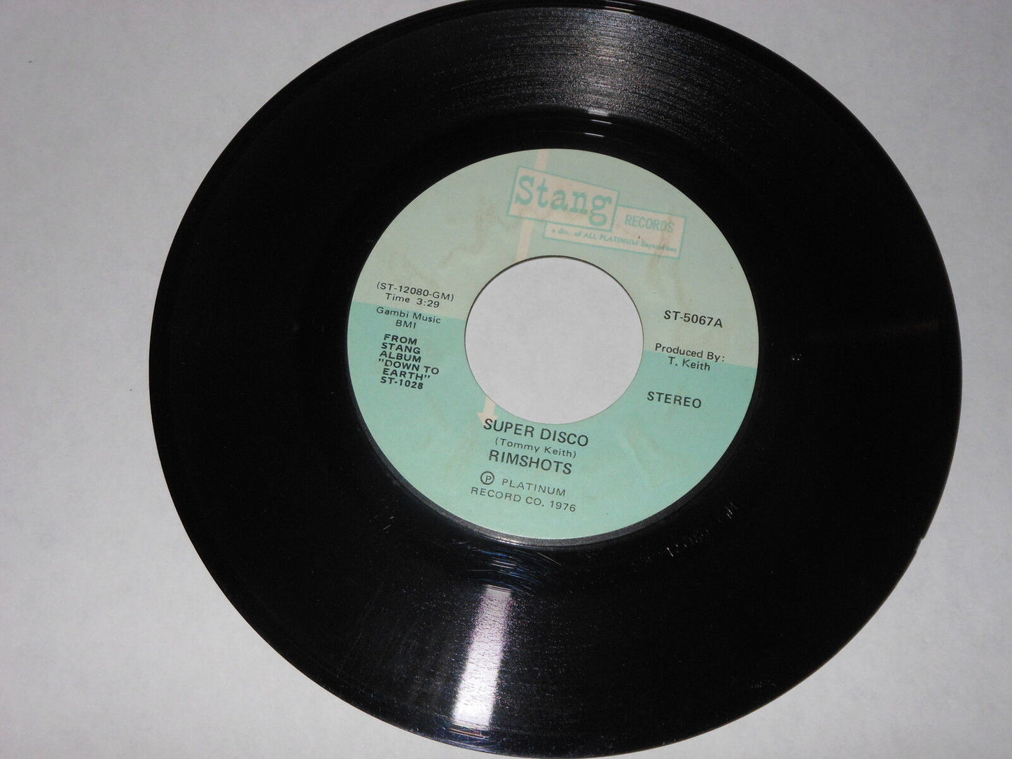 RIMSHOTS   SP 45T 7"   SUPER DISCO   STANG RECORDS ST-5067   1976