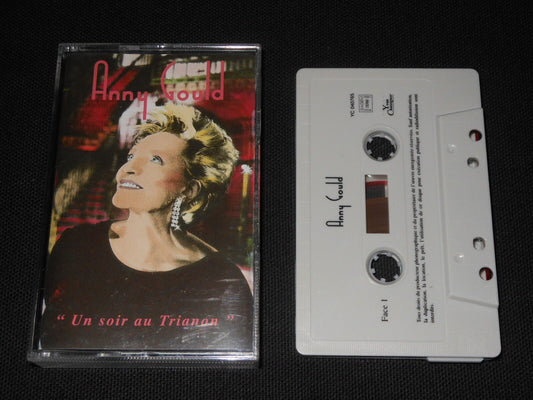 ANNY GOULD   UN SOIR AU TRIANON   YC 040765   CASSETTE AUDIO K7 TAPE