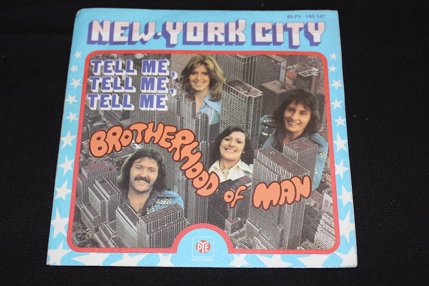 BROTHERHOOD OF MAN SP 45T 7" NEW-YORK CITY 1976