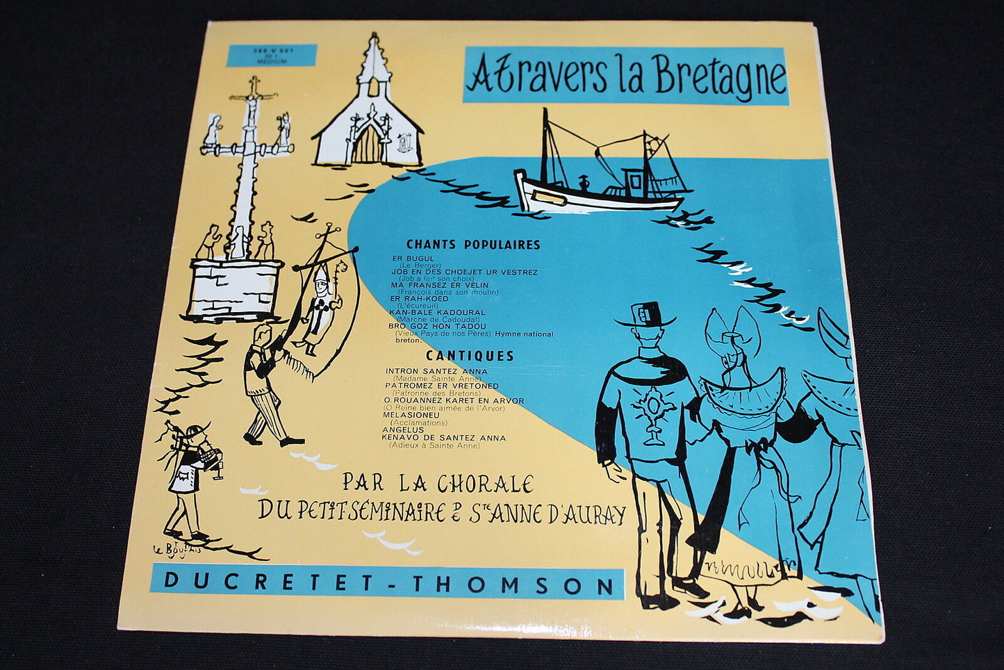 CHORALE Ste ANNE D'AURAY A TRAVERS LA BRETAGNE LP 33T 25 CM