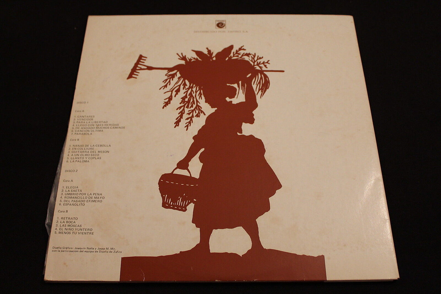 JOAN MANUEL SERRAT CANTA A LOS POETAS 2 x LP 33T 12" SPAIN ZAFIRO
