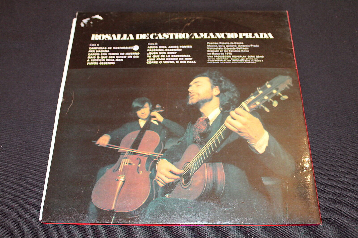 ROSALIA DE CASTRO / AMANCIO PRADA LP 33T 12" 1975 SPAIN