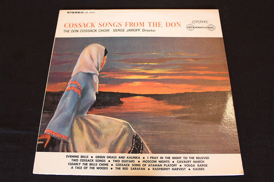 SERGE JAROFF   COSSACK SONGS FROM THE DON   LONDON SW 99423   USA   LP 33T 12"