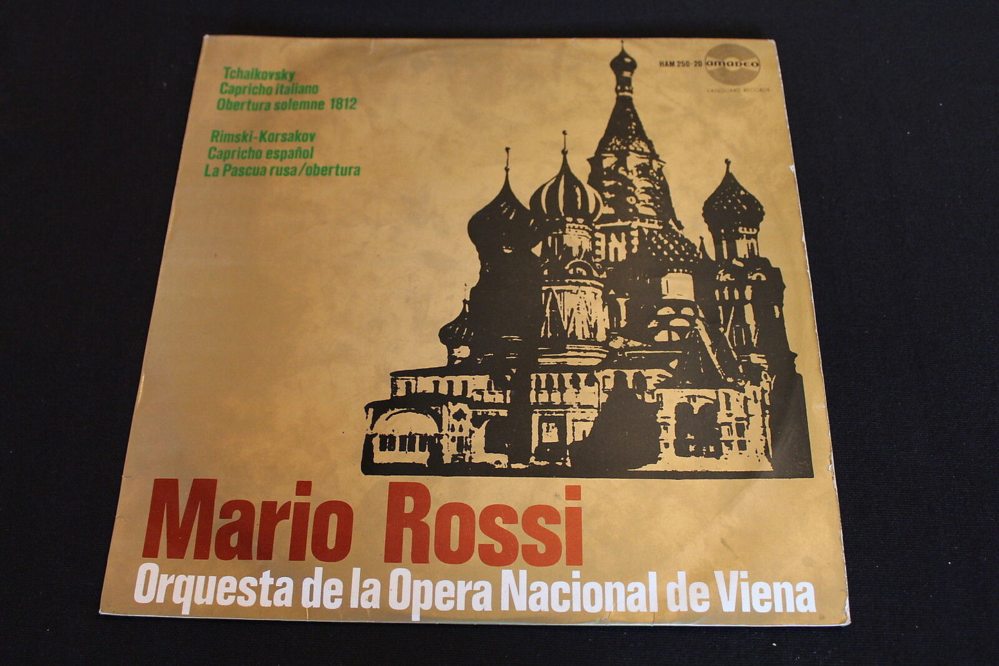 MARIO ROSSI TCHAIKOVSKY RIMSKI-KORSAKOV LP 33T 12" AMADEO HAM 250-20