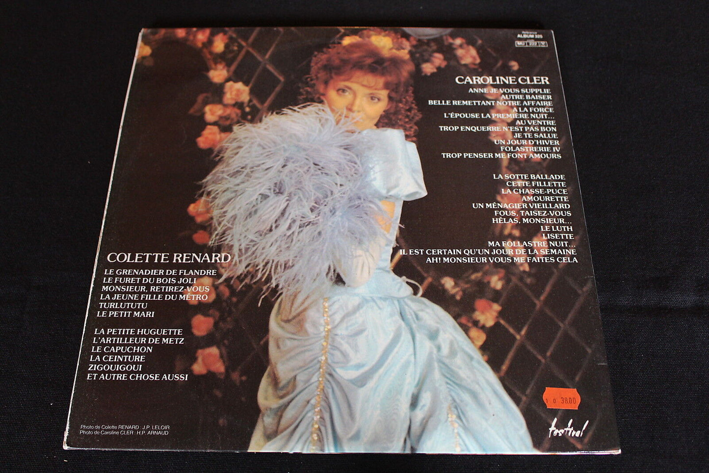 COLETTE RENARD CAROLINE CLER CHANSONS POLISSONNES ET FOLICHONNES 2 LP 33T 12"