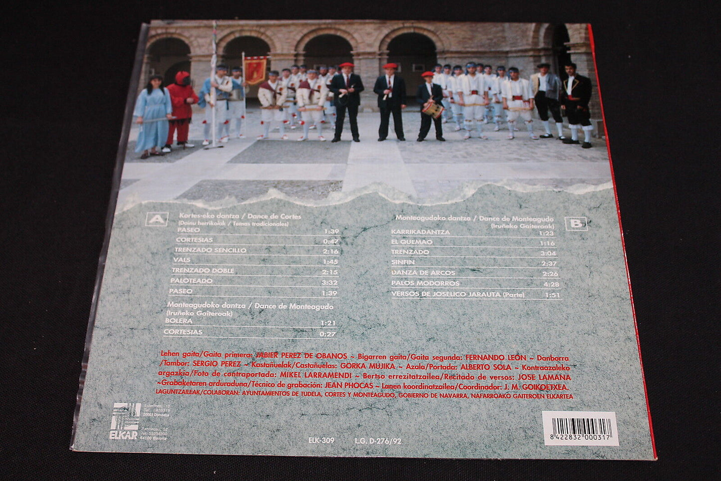 DANCES DE CORTES Y MONTEAGUDO SPAIN LP 33T 12"
