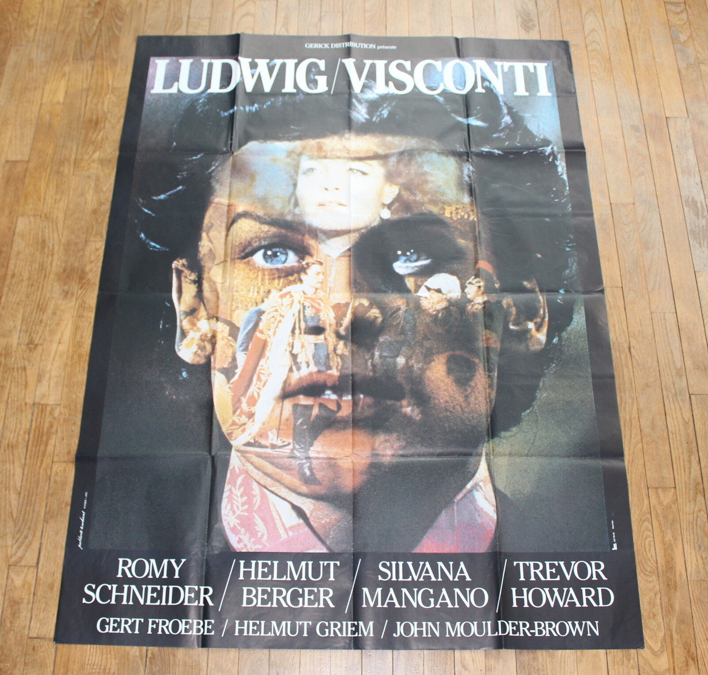 LUDWIG VISCONTI ROMY SCHNEIDER AFFICHE CINEMA 120 x 160 CM