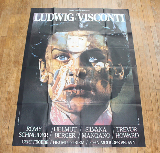 LUDWIG VISCONTI   ROMY SCHNEIDER   AFFICHE CINEMA   120 x 160 CM