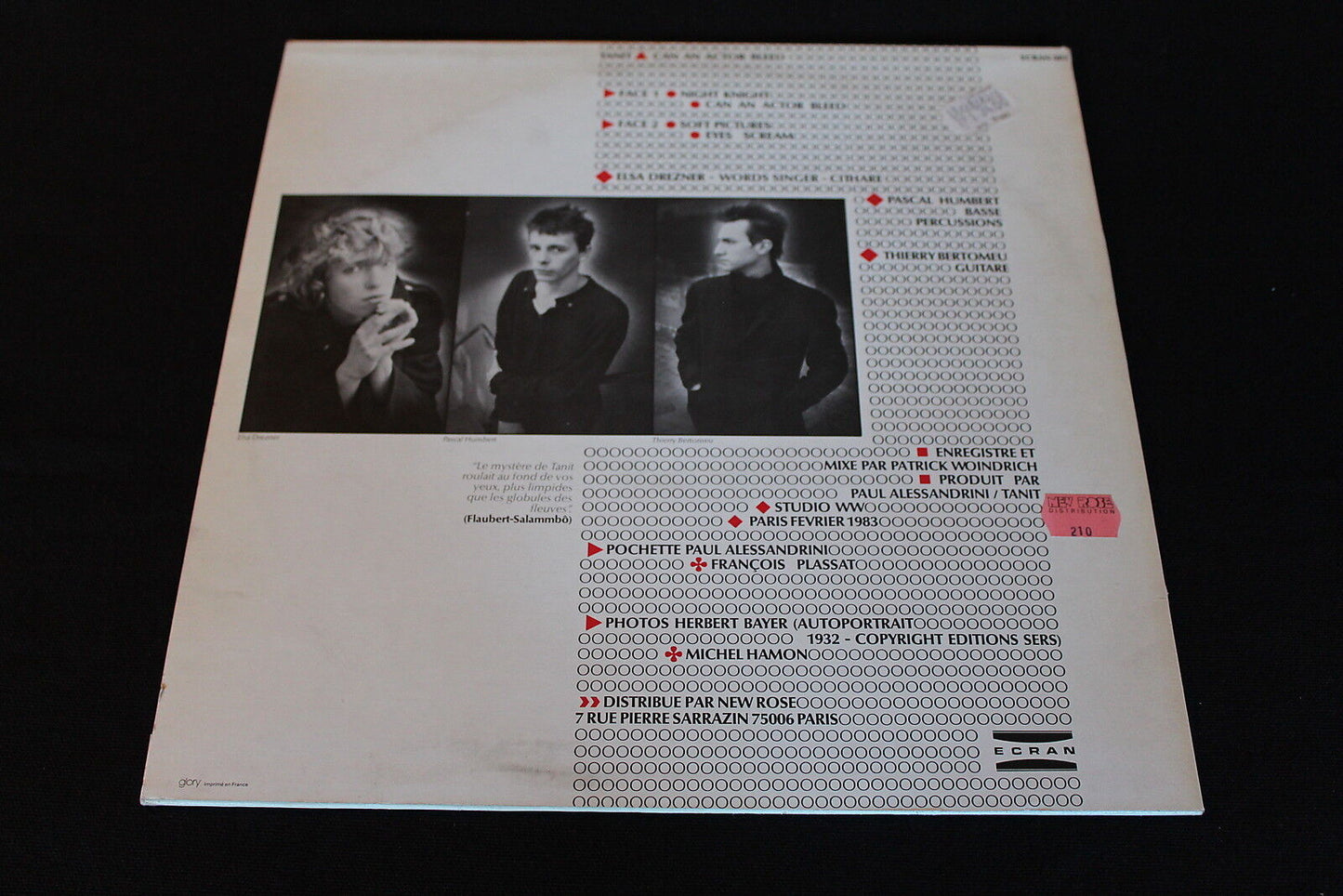 TANIT MAXI 45T 12" CAN AN ACTOR BLEED ECRAN 001