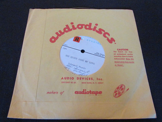 RARE ACETATE AUDIODISCS   ISHMAEL MUSIC   THE QUIET SIDE OF LOVE   FOLK