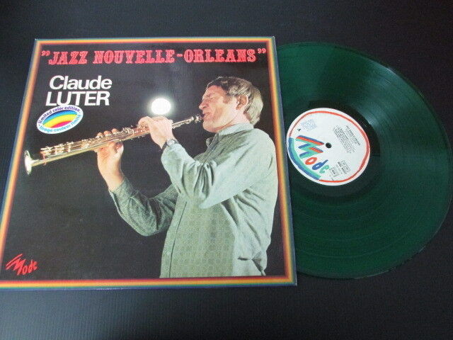CLAUDE LUTER JAZZ NOUVELLE ORLEANS VINYL VERT 1979 LP 33T 12"
