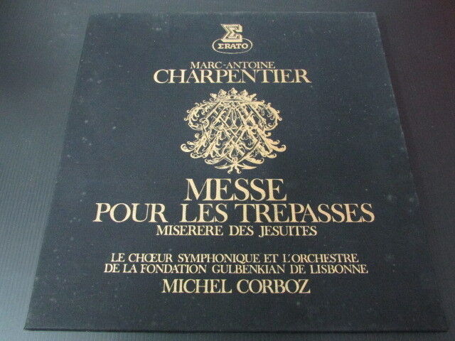 CHARPENTIER MESSE POUR LES TREPASSES MICHEL CORBOZ ERATO LP 33T 12"