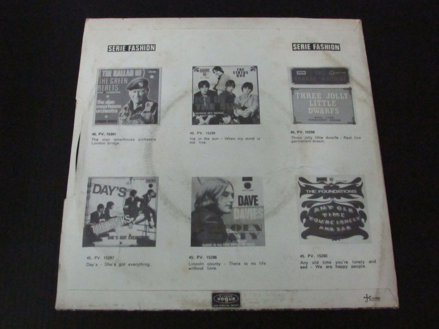 CONSORTIUM SP 45T 7" ALL THE LOVE IN THE WORLD PYE FRANCE