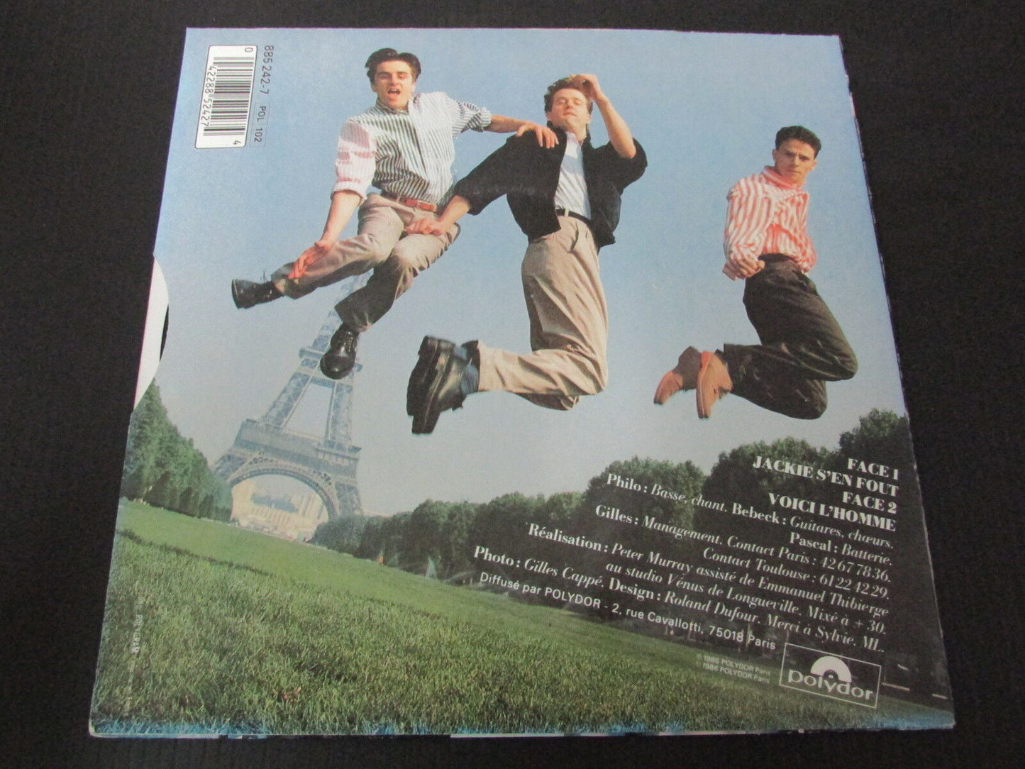 LES ABLETTES SP 45T 7" JACKIE S'EN FOUT 1986