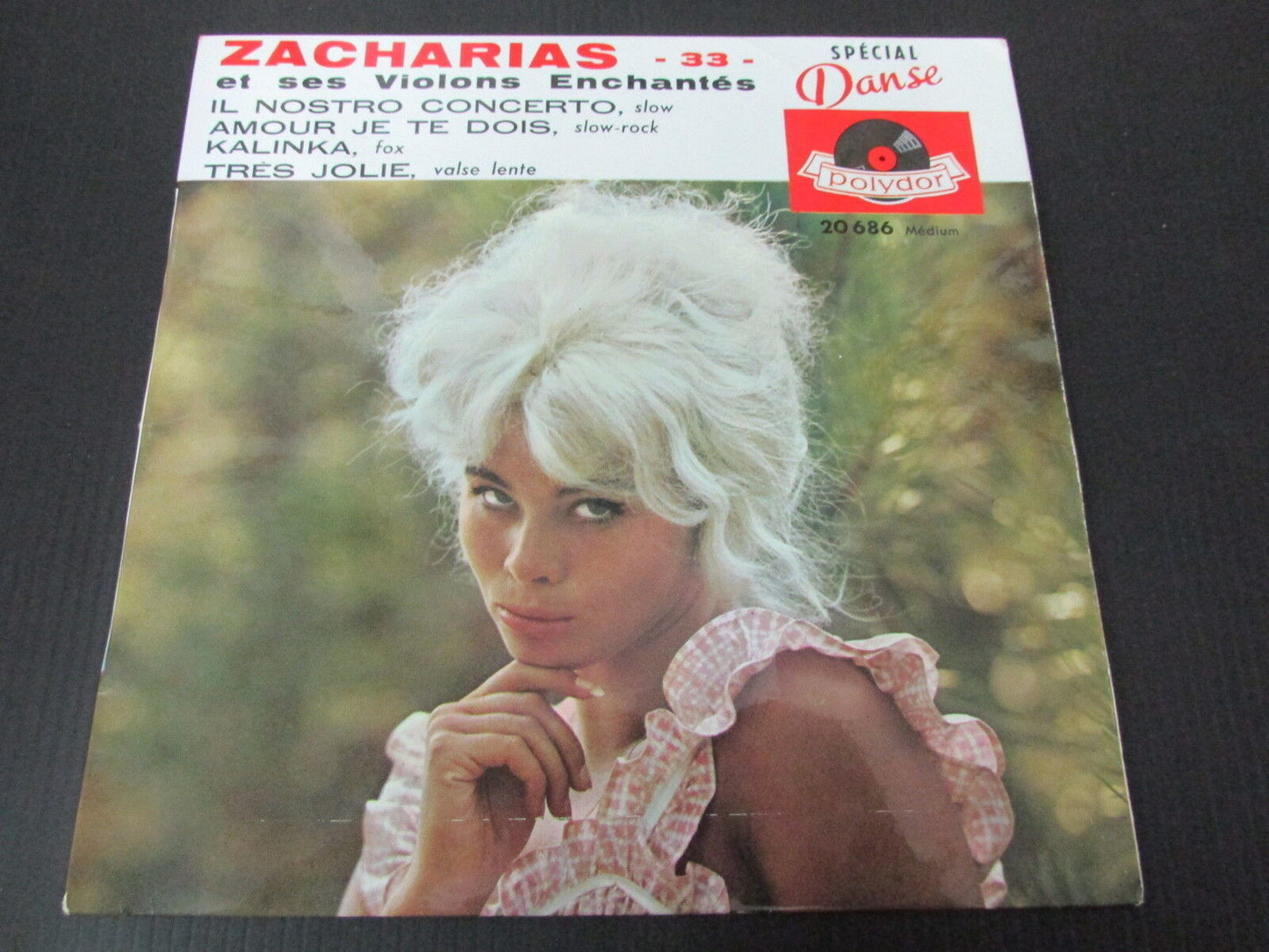 ZACHARIAS et ses violons enchantés EP 45T 7" IL NOSTRO CONCERTO POLYDOR