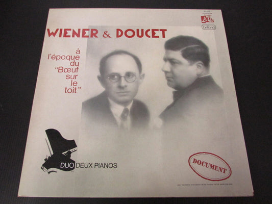 WIENER & DOUCET à l'époque du "BOEUF SUR LE TOIT"   2 x LP 33T 12"   ADES 21013