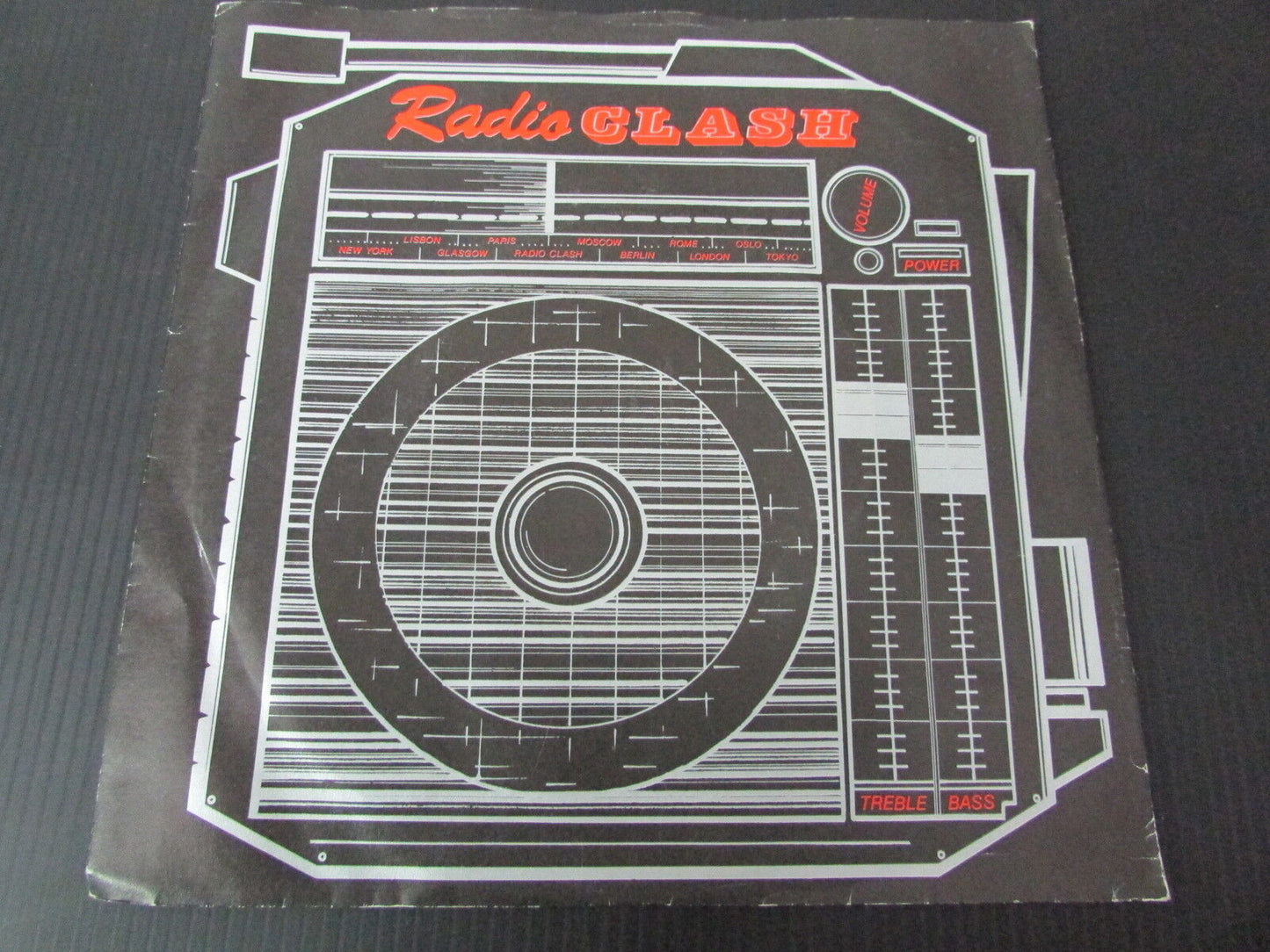 THE CLASH SP 45T 7" RADIO CLASH 1981 CBS UK