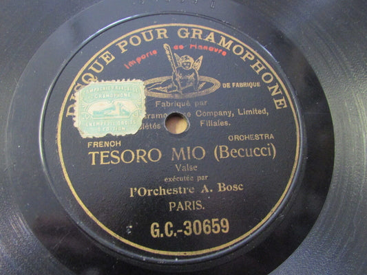 ORCHESTRE A. BOSC PARIS   78T   GRAMOPHONE 30659/30660
