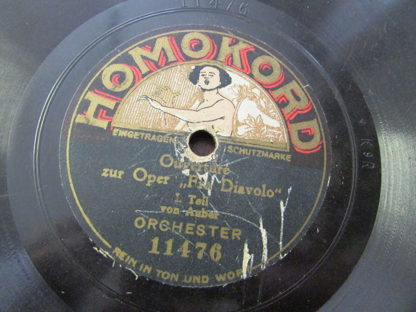 OUVERTURE ZUR OPER "FRA DIAVOLO" TEIL VON AUBER HOMOKORD 11476/11477 78T