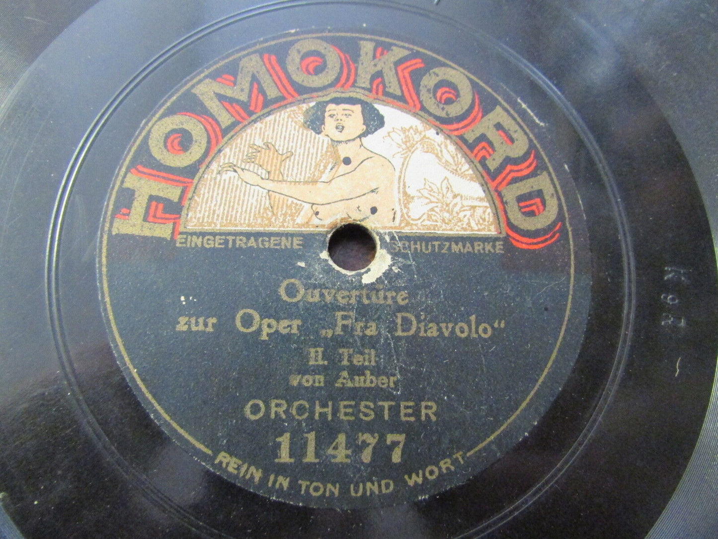 OUVERTURE ZUR OPER "FRA DIAVOLO" TEIL VON AUBER HOMOKORD 11476/11477 78T